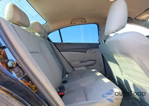 2013 Honda Civic Lx из США, поврежденный, VIN 2HGFB2F54DH526556